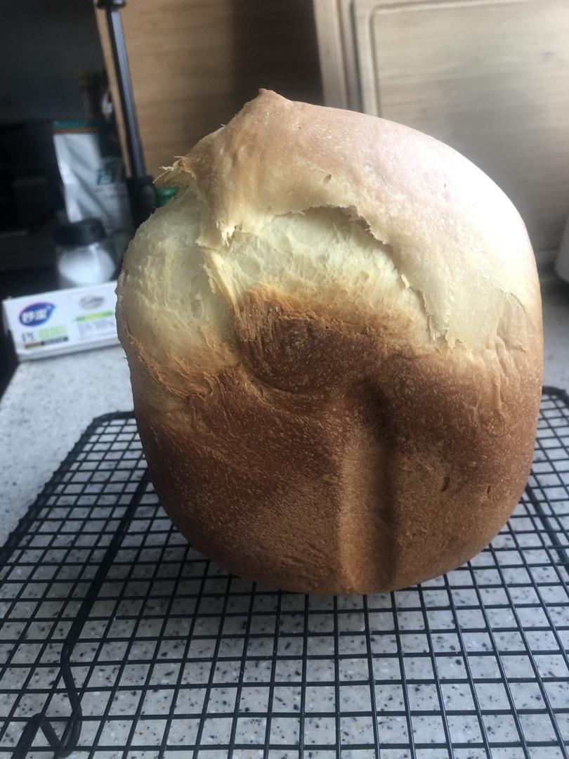 面包机做奶香手撕吐司