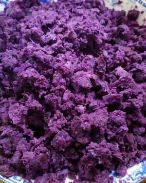 紫薯山药糕的做法 步骤3