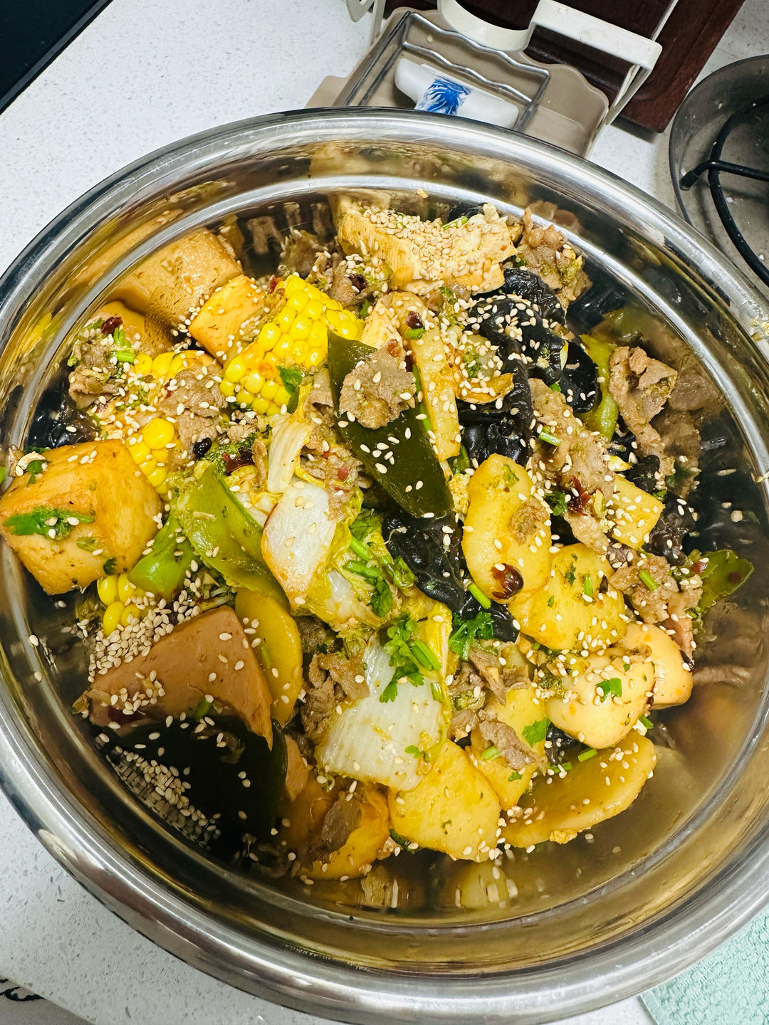 家庭聚会被赞爆的～麻辣香锅 今天这道菜太给撑场面了