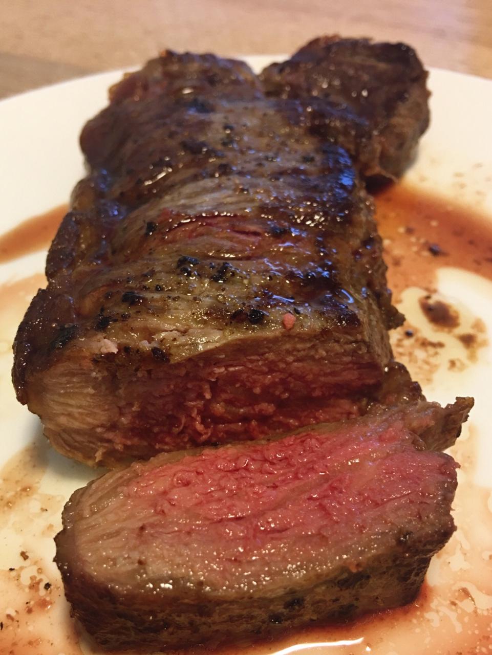 【西式烤牛排——五分熟牛排十分钟即食图片】布布623_下厨房