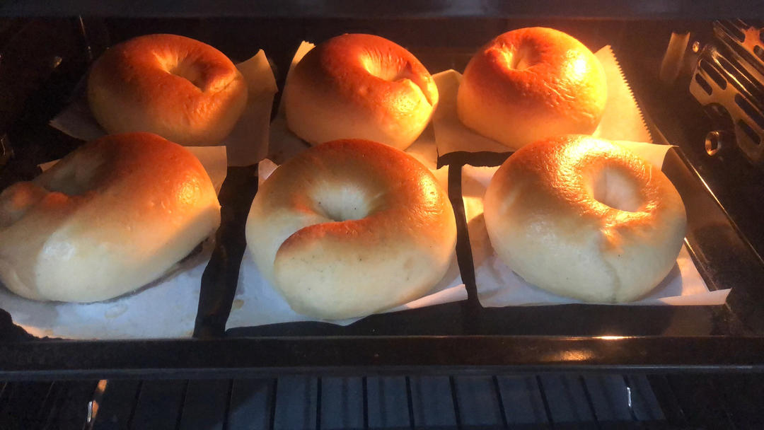 私藏🌟黑芝麻贝果🥯无油低糖低卡