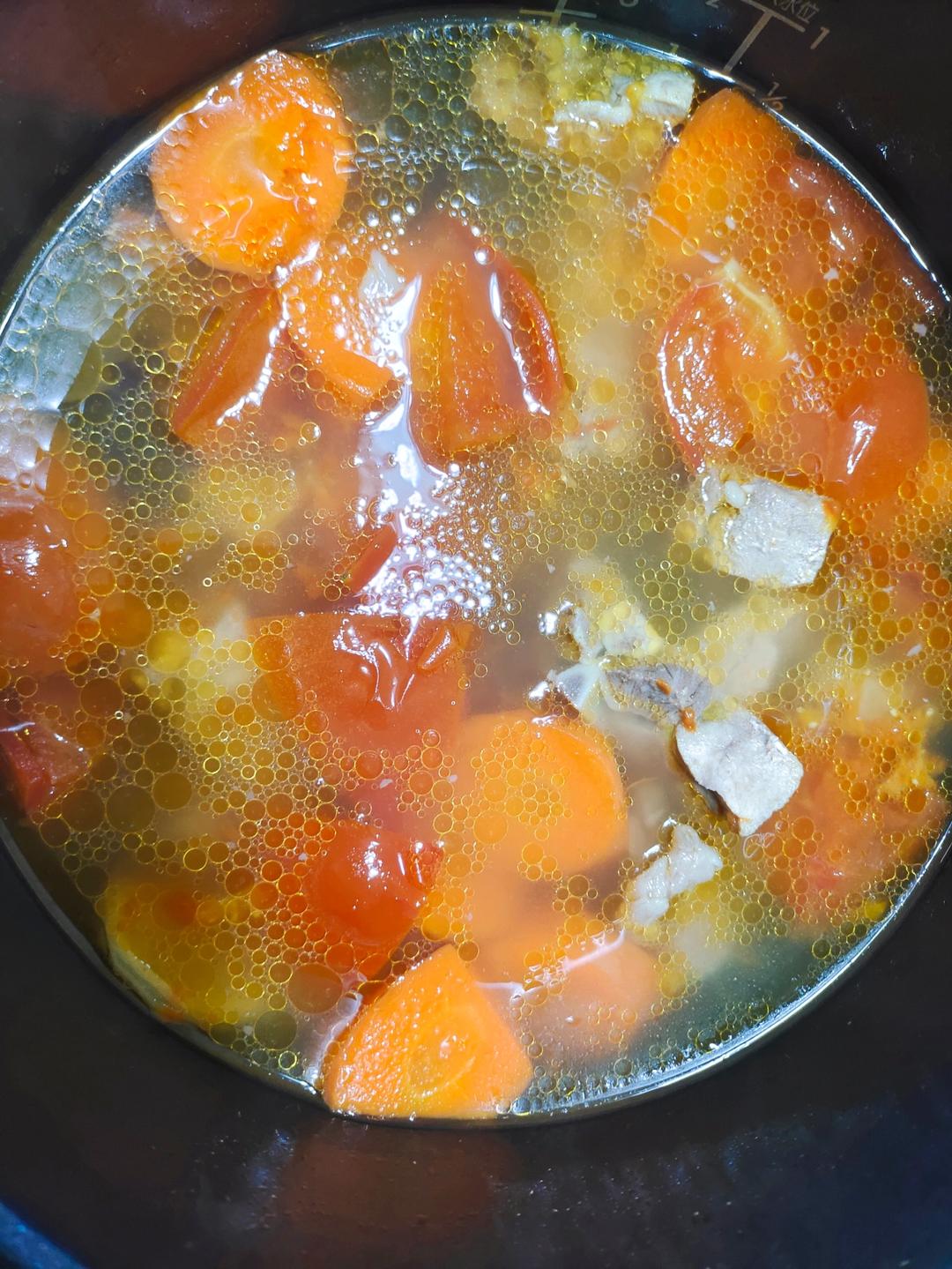 电饭锅番茄排骨汤