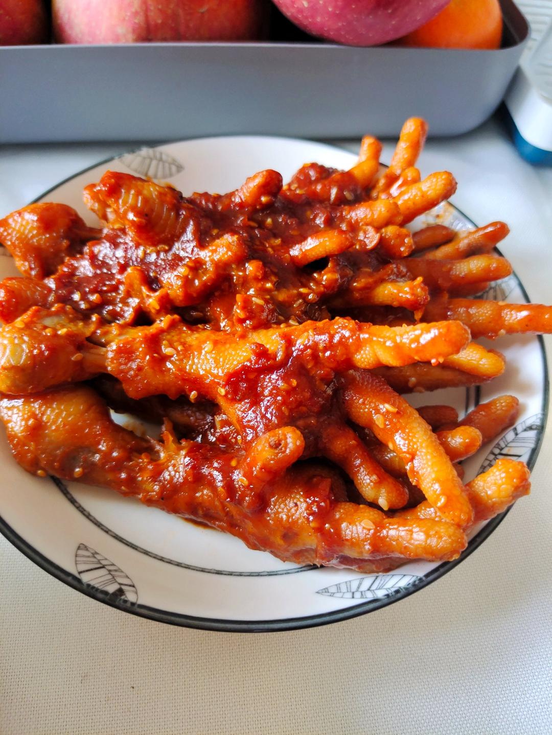 韩式甜辣鸡爪(鸡翅)