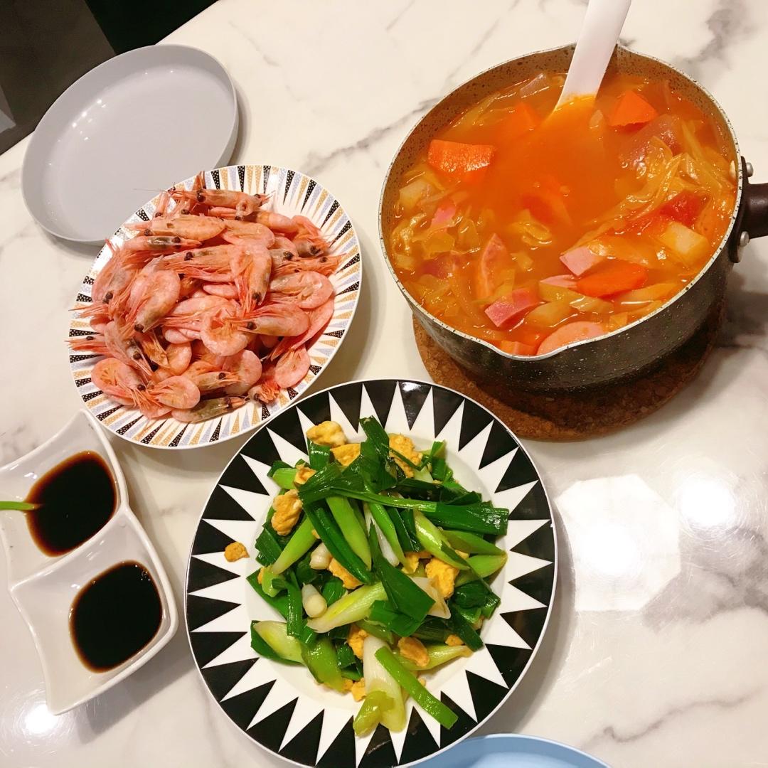 鸡蛋炒青蒜