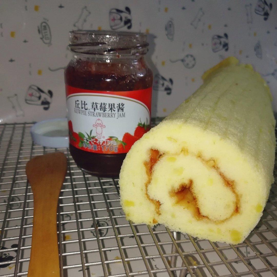 胖乎乎奶油芒果卷/不开裂不掉皮全过程详细图解烘焙视频/蛋糕篇6：「厚卷」