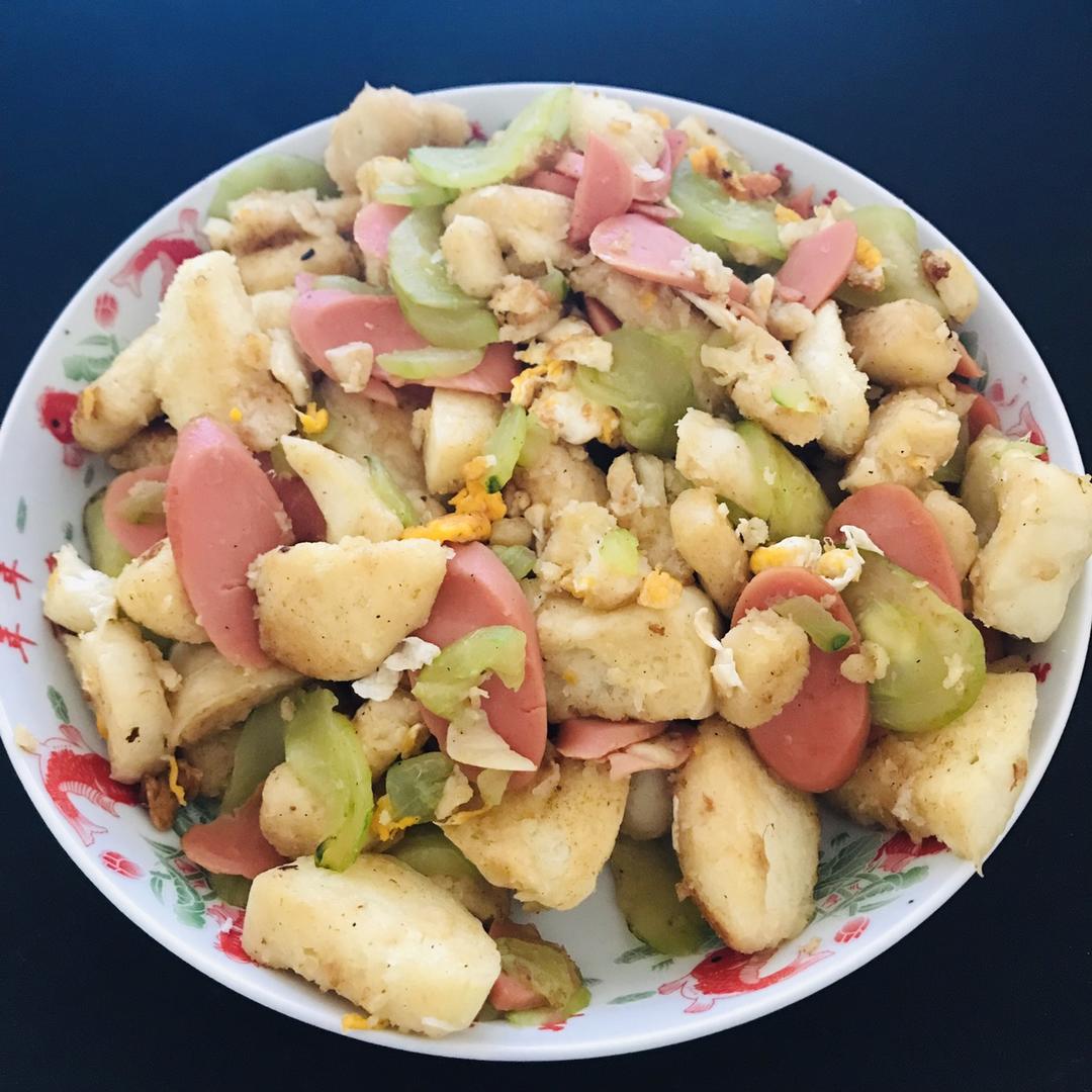 梦梦梦梦ww做的黄瓜鸡蛋炒馍花