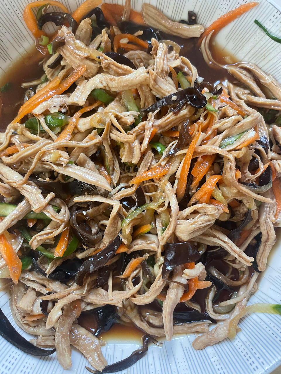 减脂健身｜凉拌手撕鸡丝（香辣&麻油版）