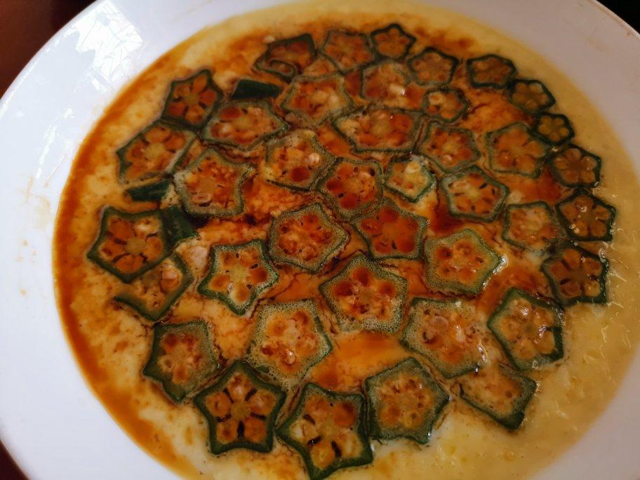 秋葵蒸蛋