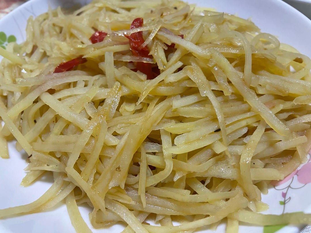 酸辣土豆丝的家常做法 超级下饭