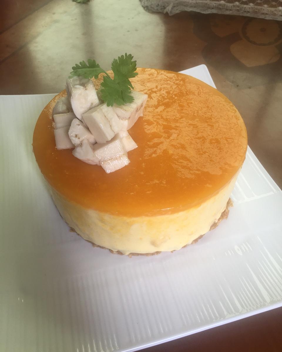 【视频】芒果慕斯（6寸） | 含镜面果胶配方