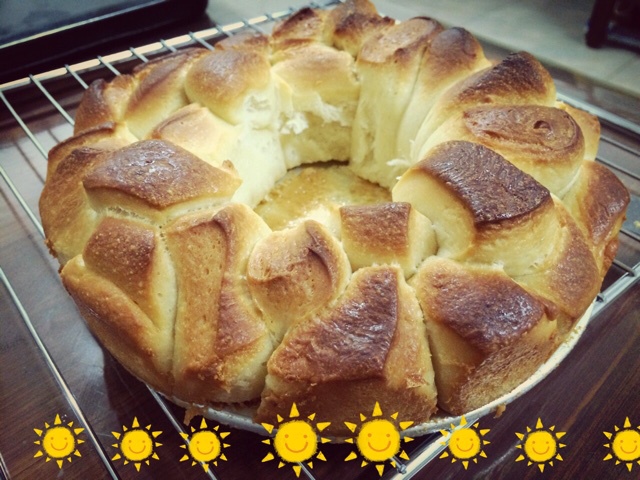 日式香浓炼乳面包