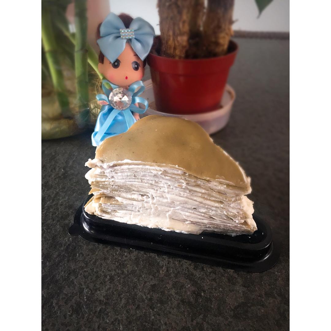 美味的煎蛋糕—抹茶千层蛋糕