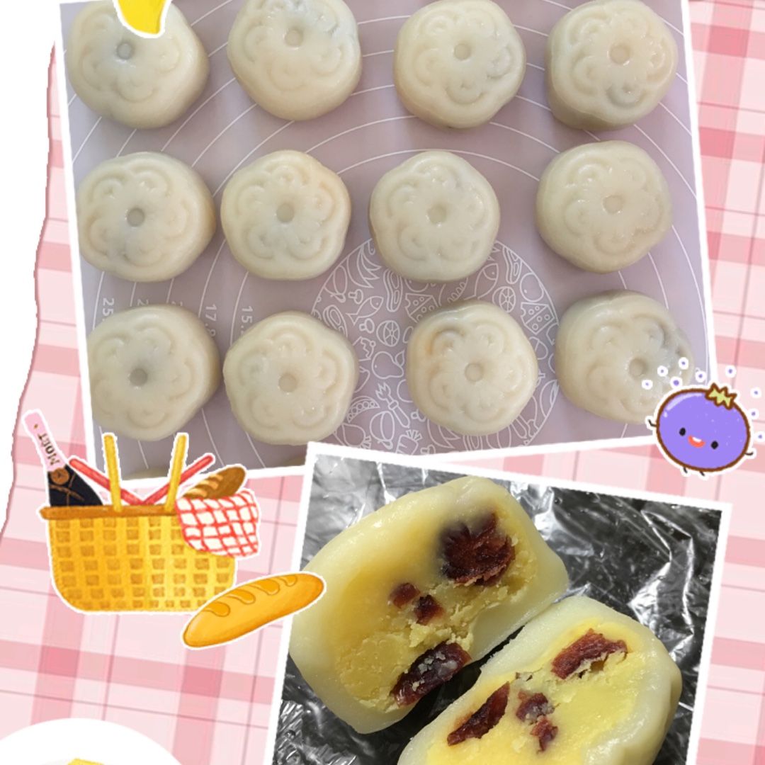 《Tinrry下午茶》冰皮月饼（奶黄馅）