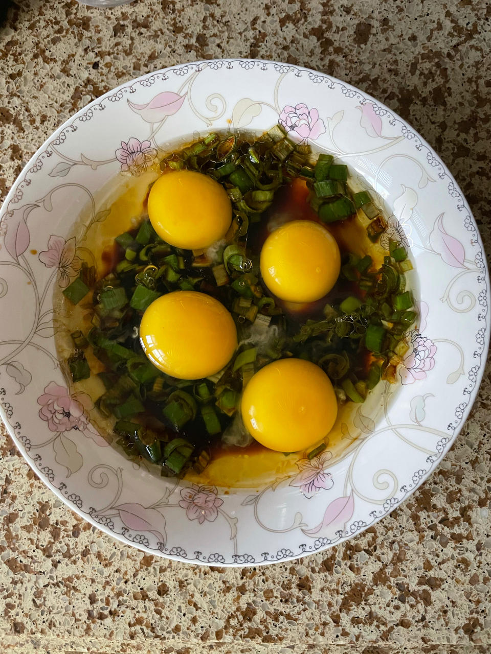 葱油蒸鸡蛋