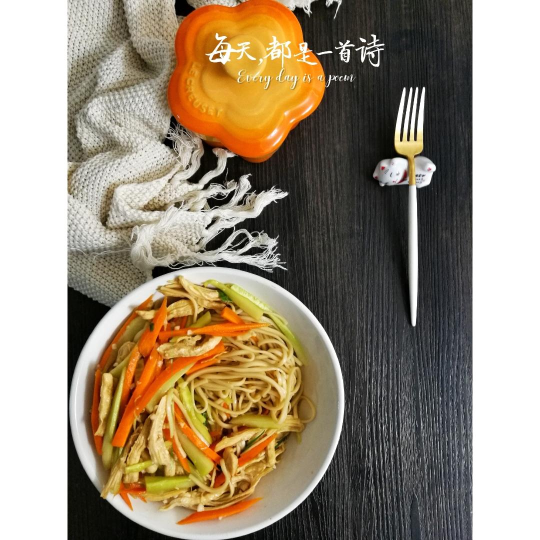 减脂健身｜凉拌手撕鸡丝（香辣&麻油版）