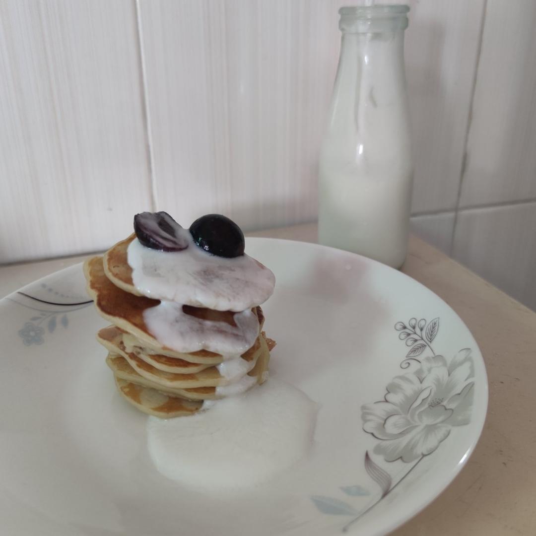 快手点心-香蕉松饼