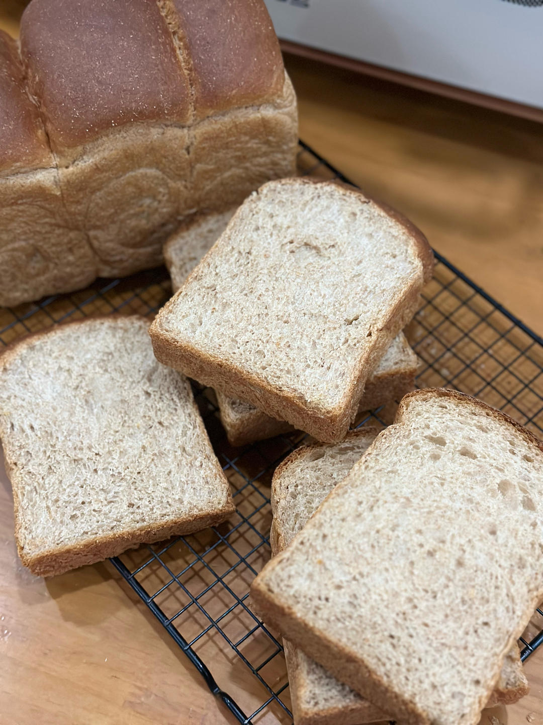 【有奖跟做】70%全麦吐司🍞（烫种➕波兰种）