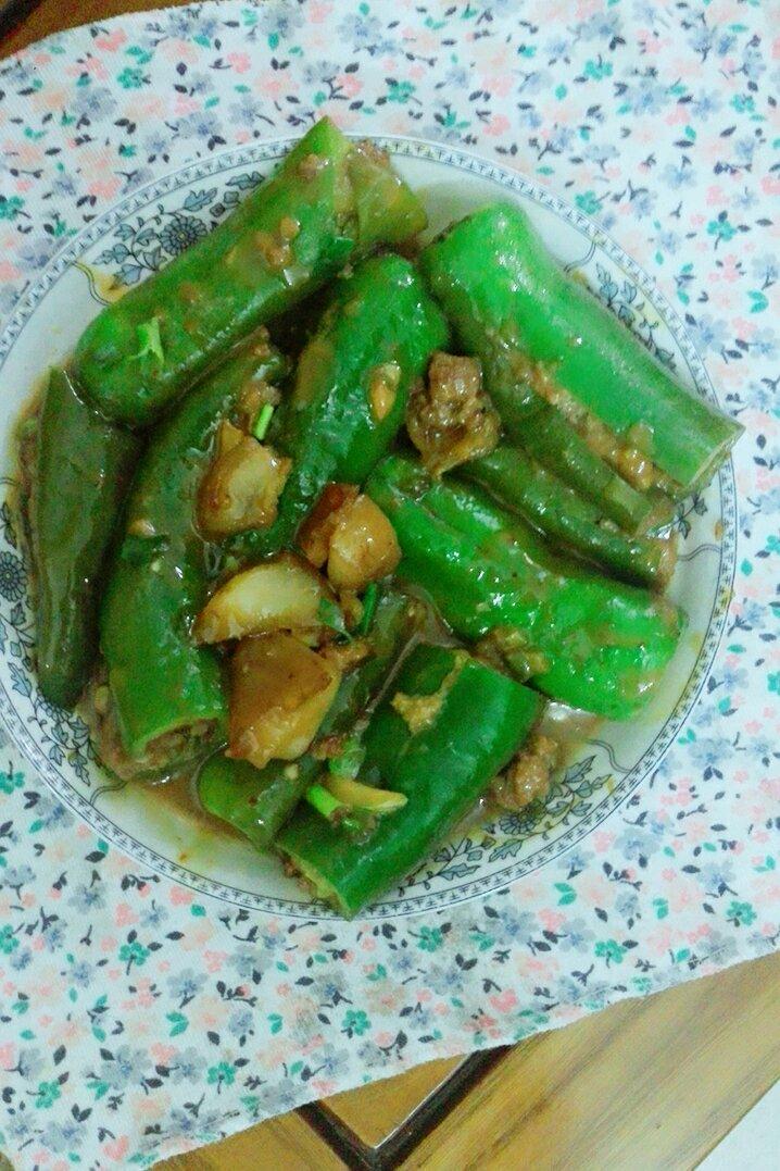 下饭菜肴--青椒酿肉