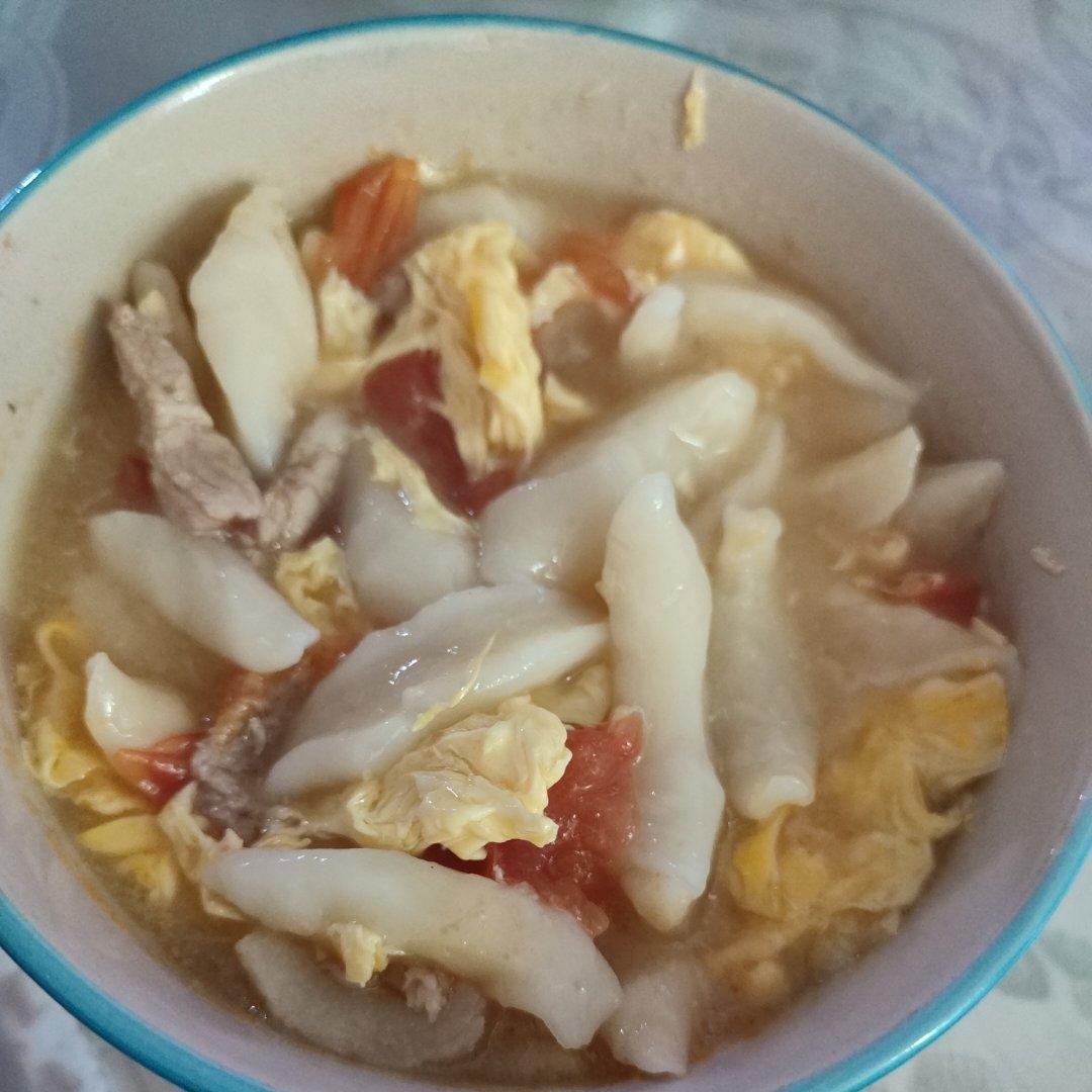 很有筋道的面疙瘩