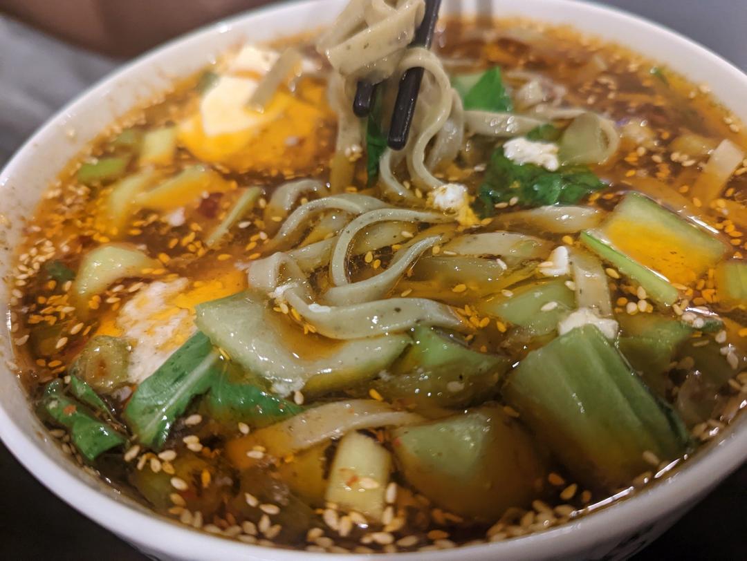 🔥吃一次就上瘾的酸汤面🍜酸辣开胃超快手