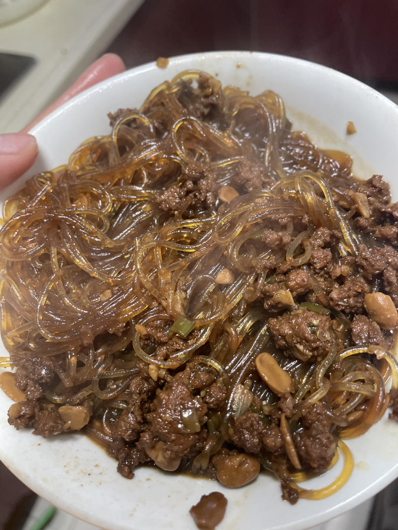 肉末粉条（蚂蚁上树）