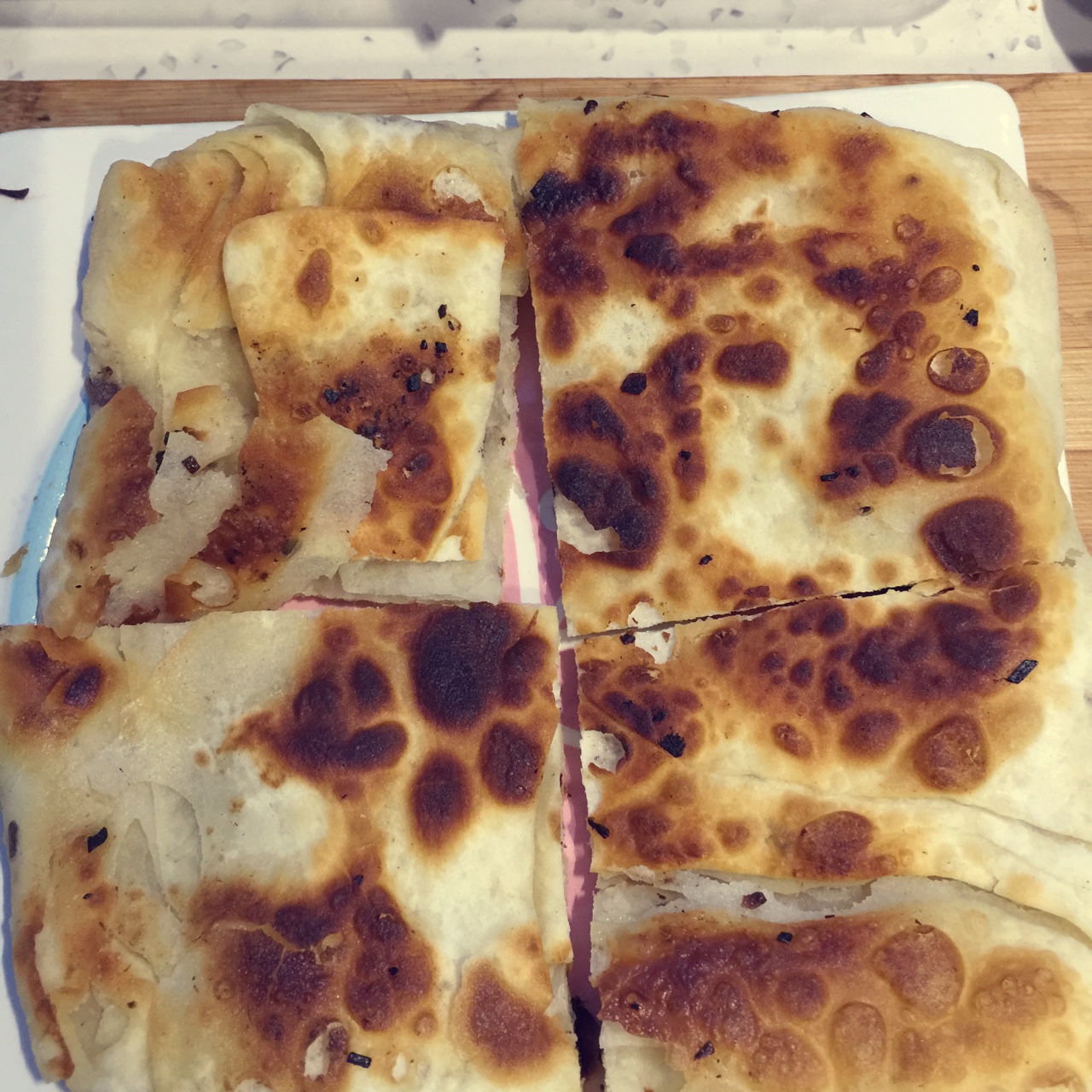 做法简单的 葱香千层饼