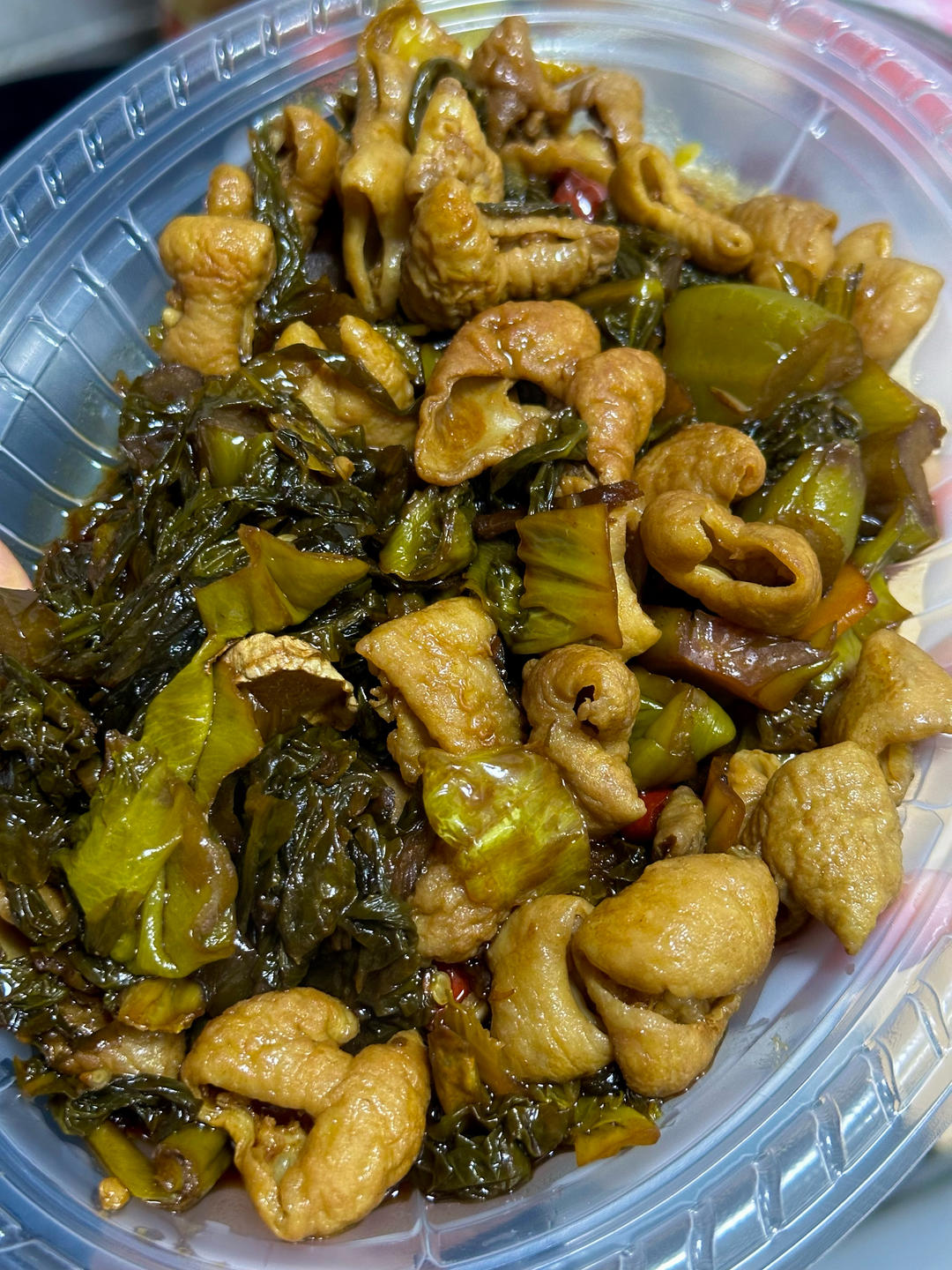 你们要的酸菜炒肥肠教程来了，好吃巨下饭！