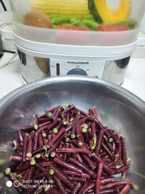 紫红豇豆麦饭的做法 步骤1