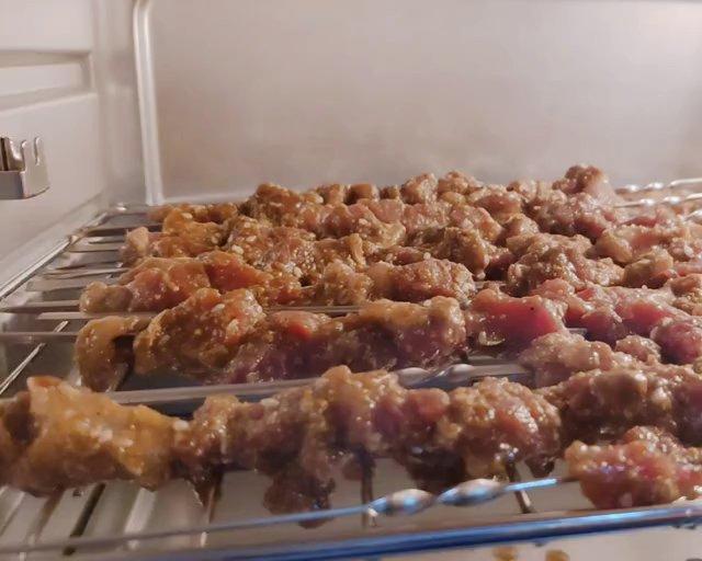 烤箱牛肉串