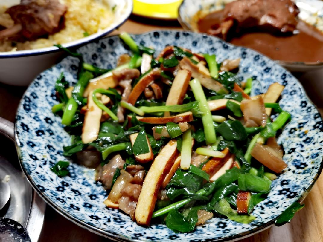 下饭小炒——韭菜炒香干