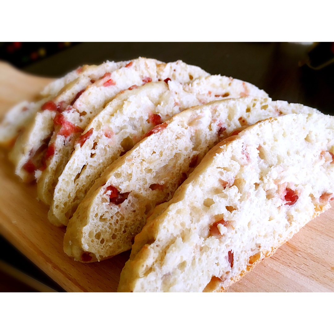 全麦蔓越莓软式欧包（免揉）