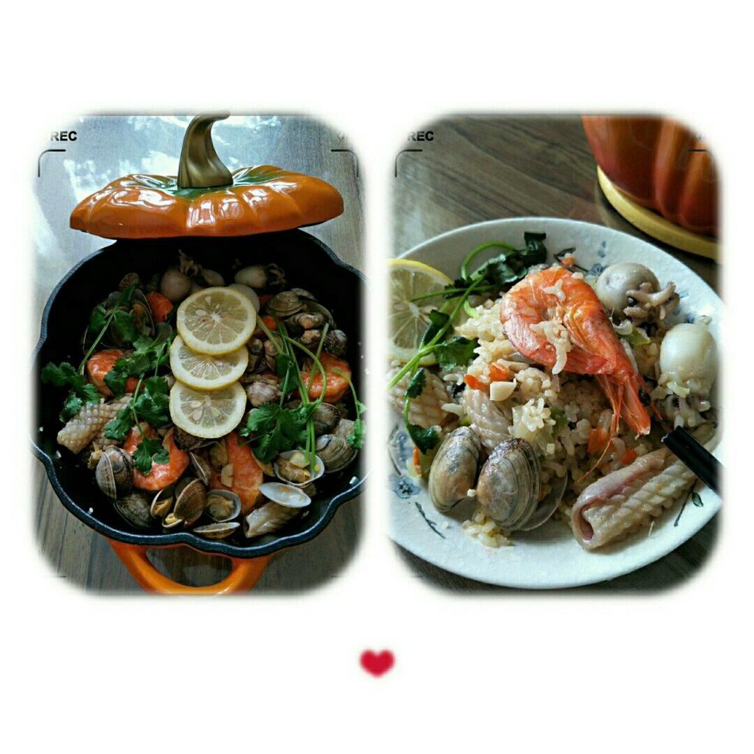 【曼食慢语】Seafood Paella 西班牙海鲜饭