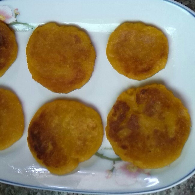 香煎南瓜饼