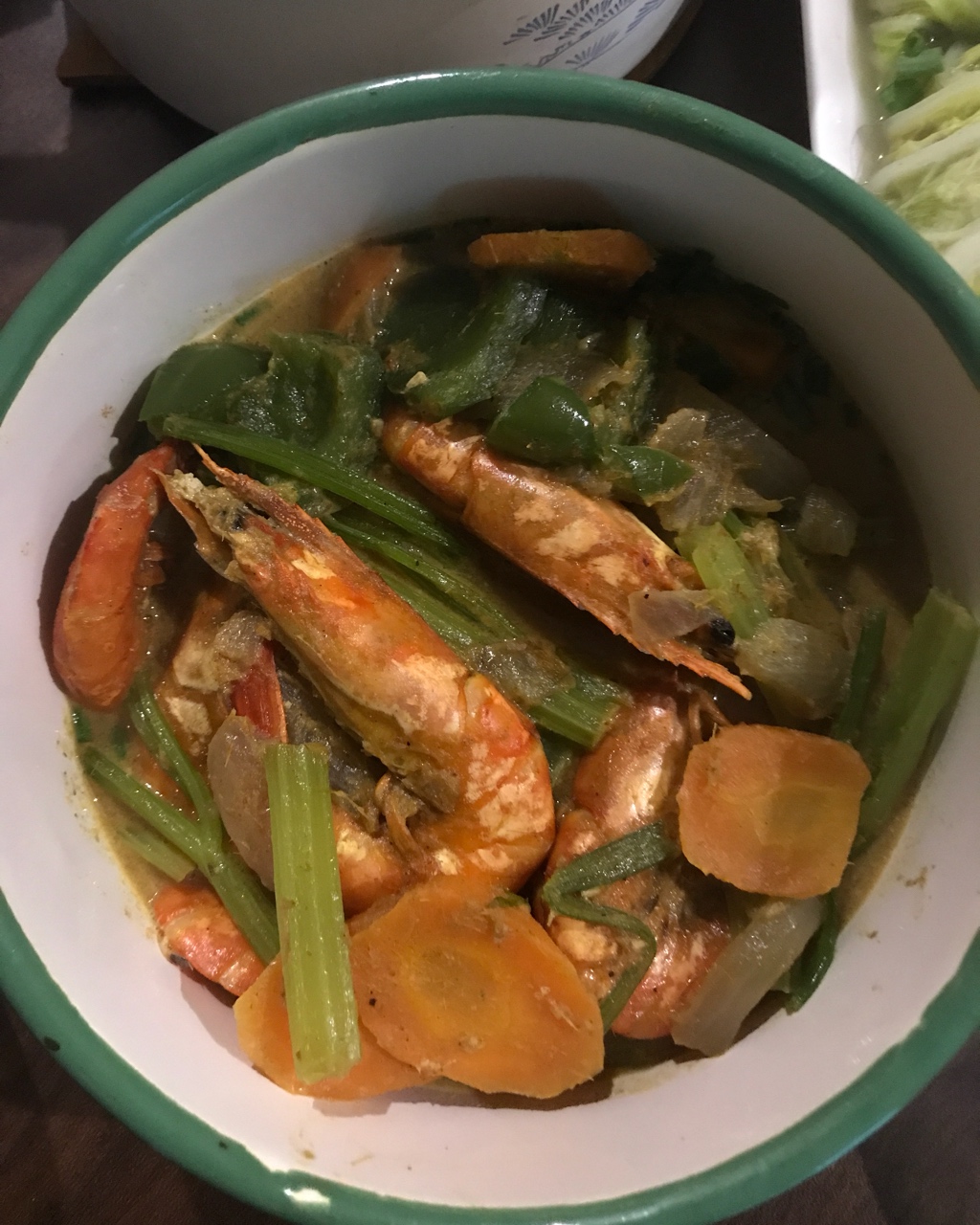 泰式咖喱皇大虾