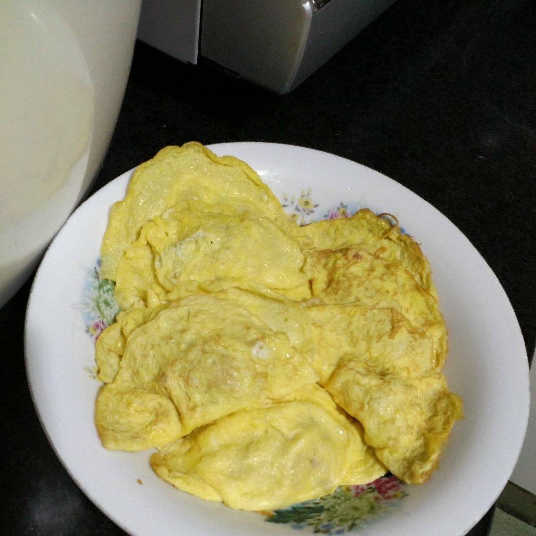 过年必备菜…蛋饺…