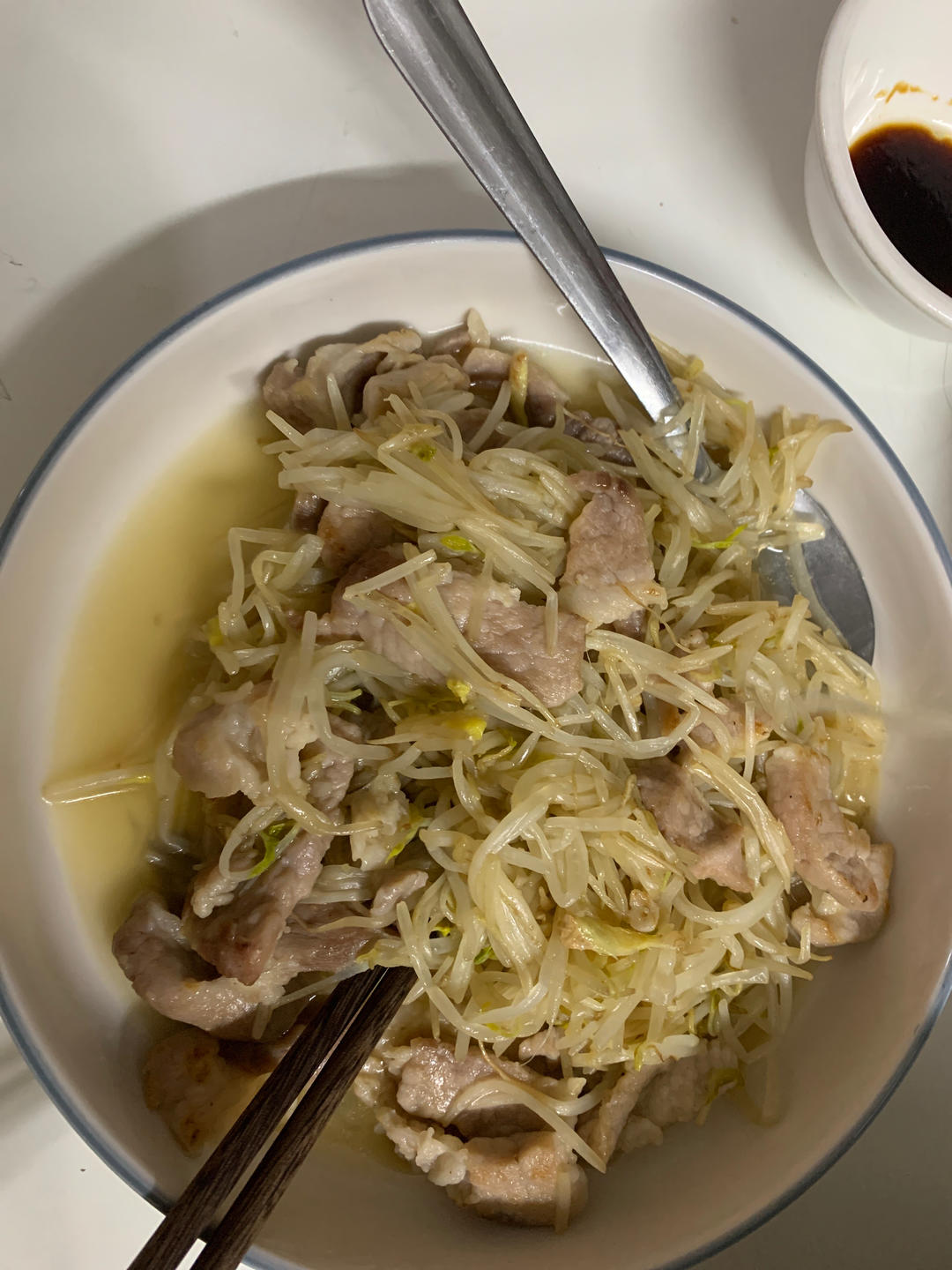 芽菜炒肉丝
