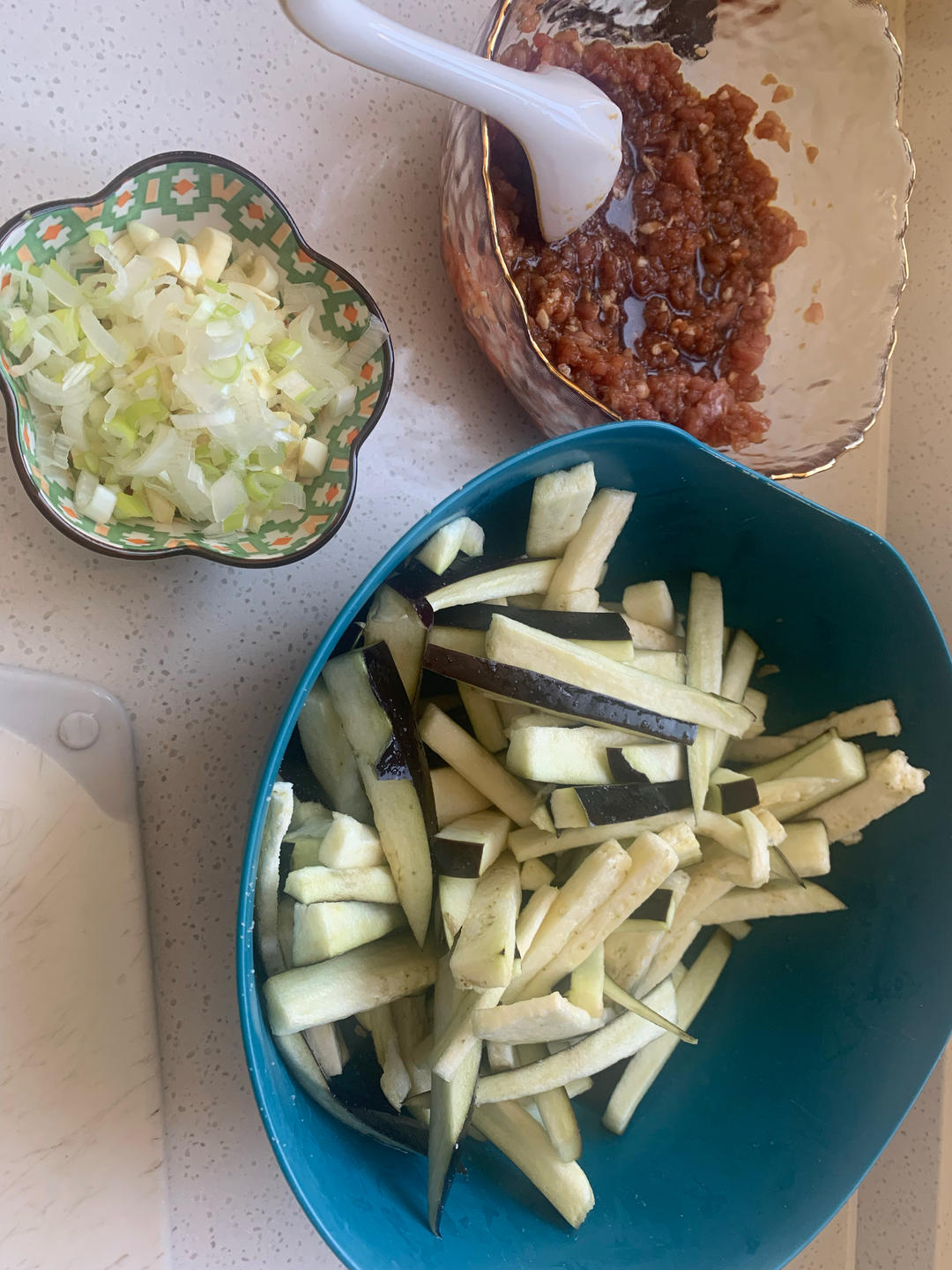 红烧肉沫茄子
