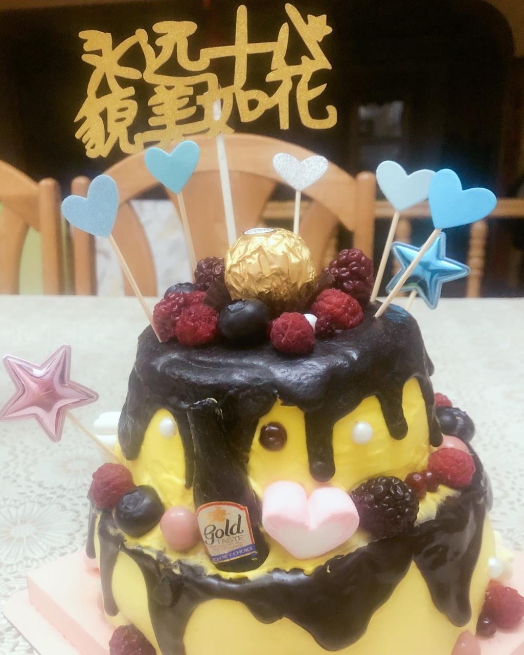 蛋糕淋面之一：甘那许淋面（详细解答淋面太稠的问题）
