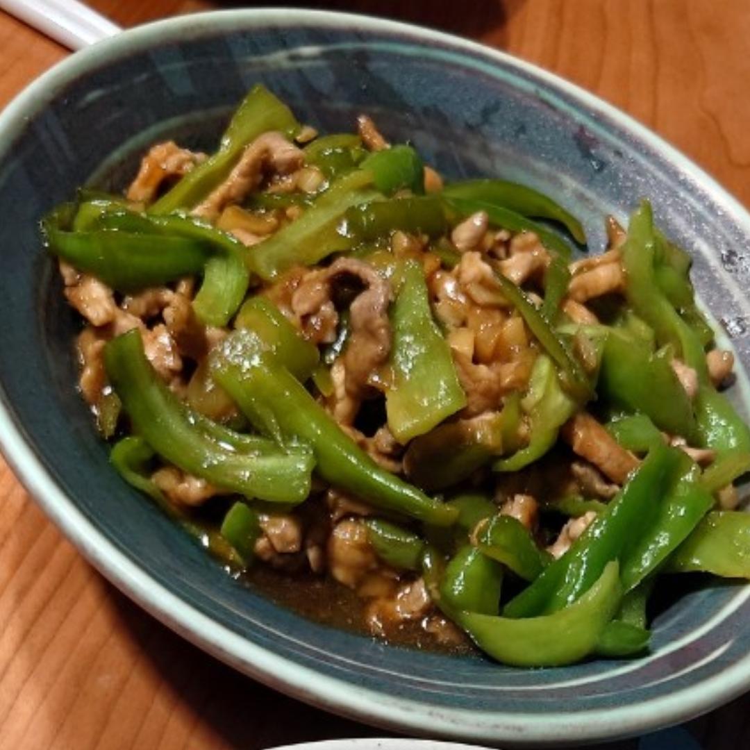 ‼️好吃到舔盘的青椒肉丝盖浇饭