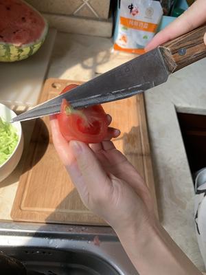 减肥菜-凉拌番茄和黄瓜的做法 步骤8