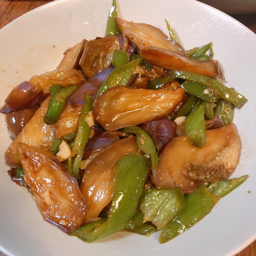 辣椒烧茄子的做法