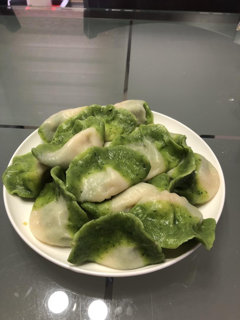 彩色饺子之~《翡翠饺子》