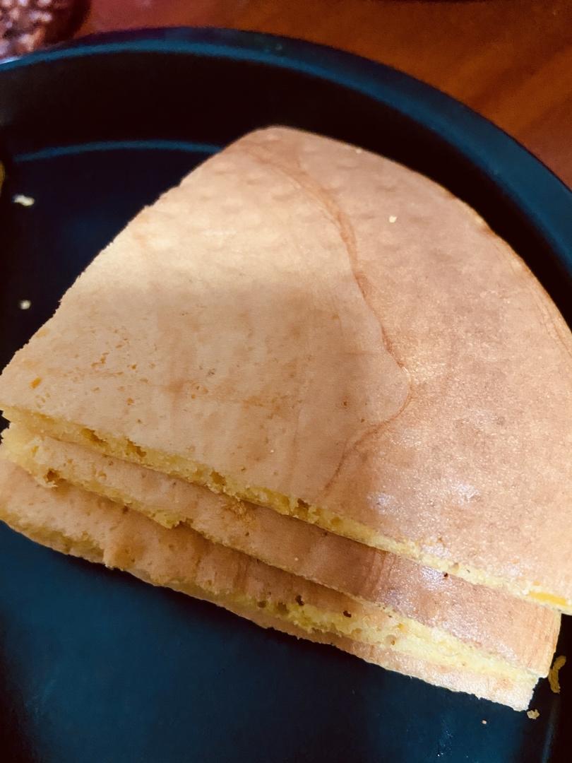 松软有嚼劲的玉米面饼