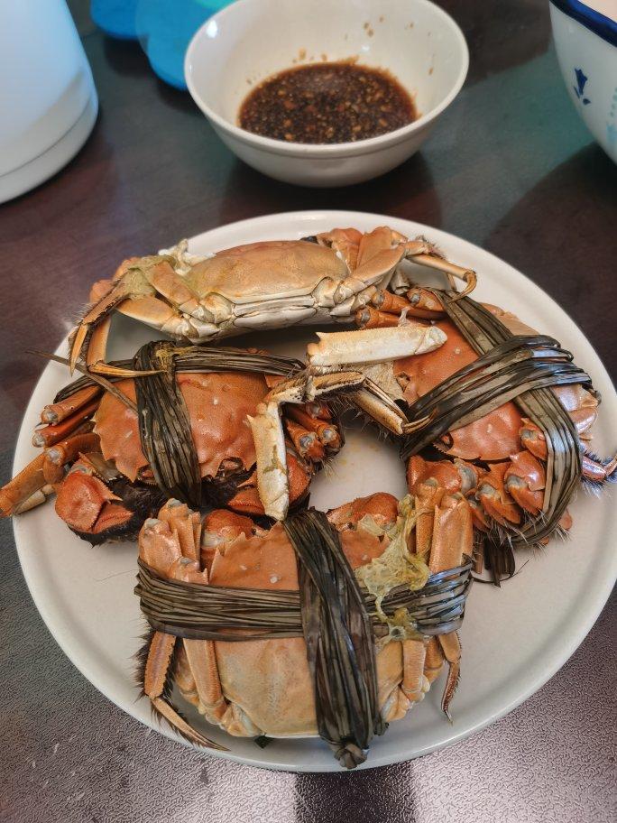清蒸大闸蟹