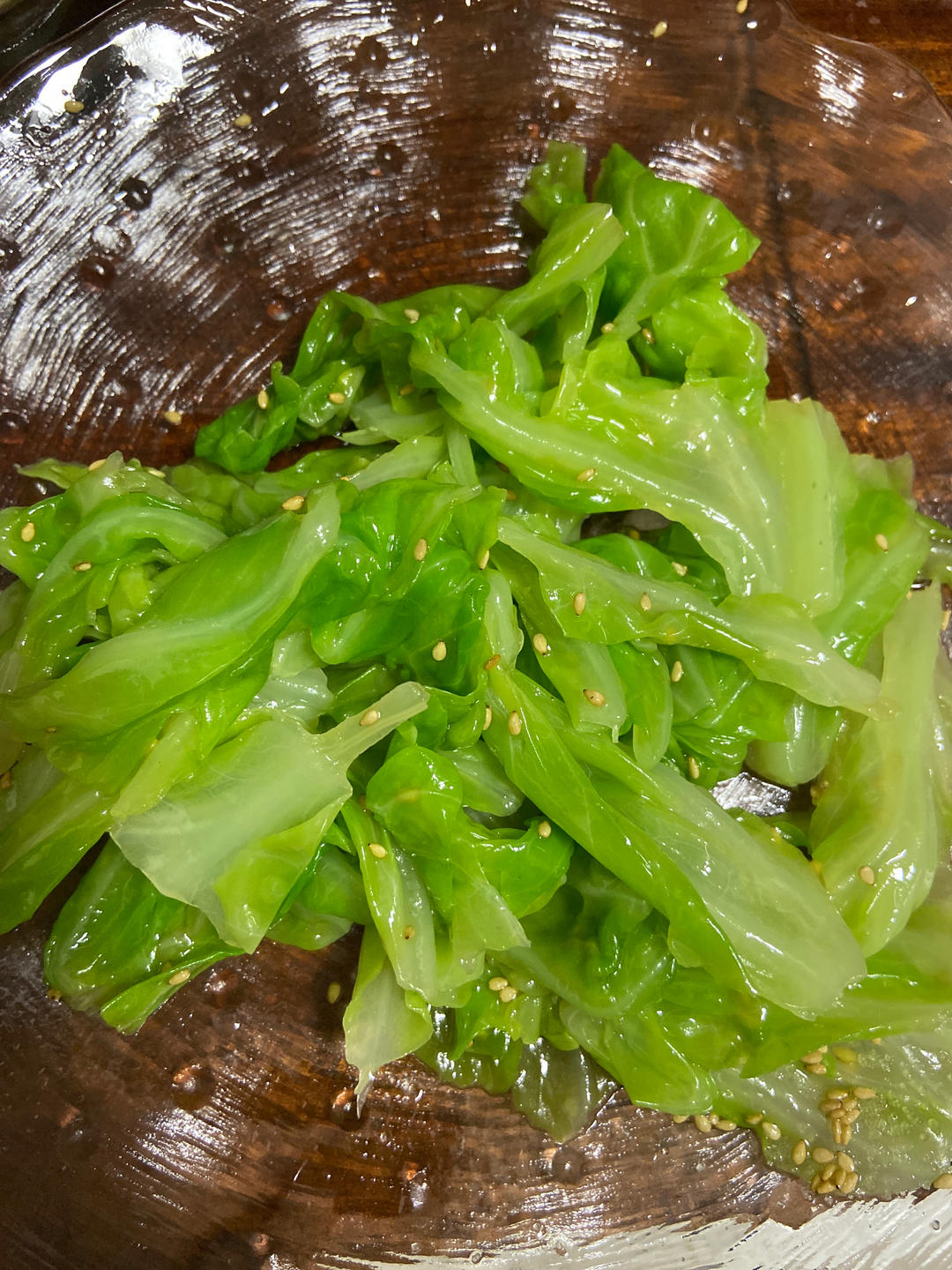 轻食凉拌圆白菜