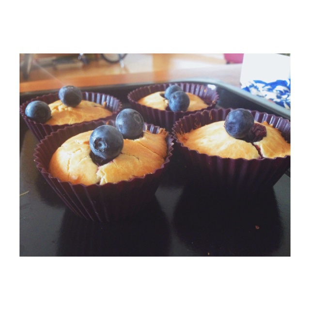 低脂蓝莓麦芬