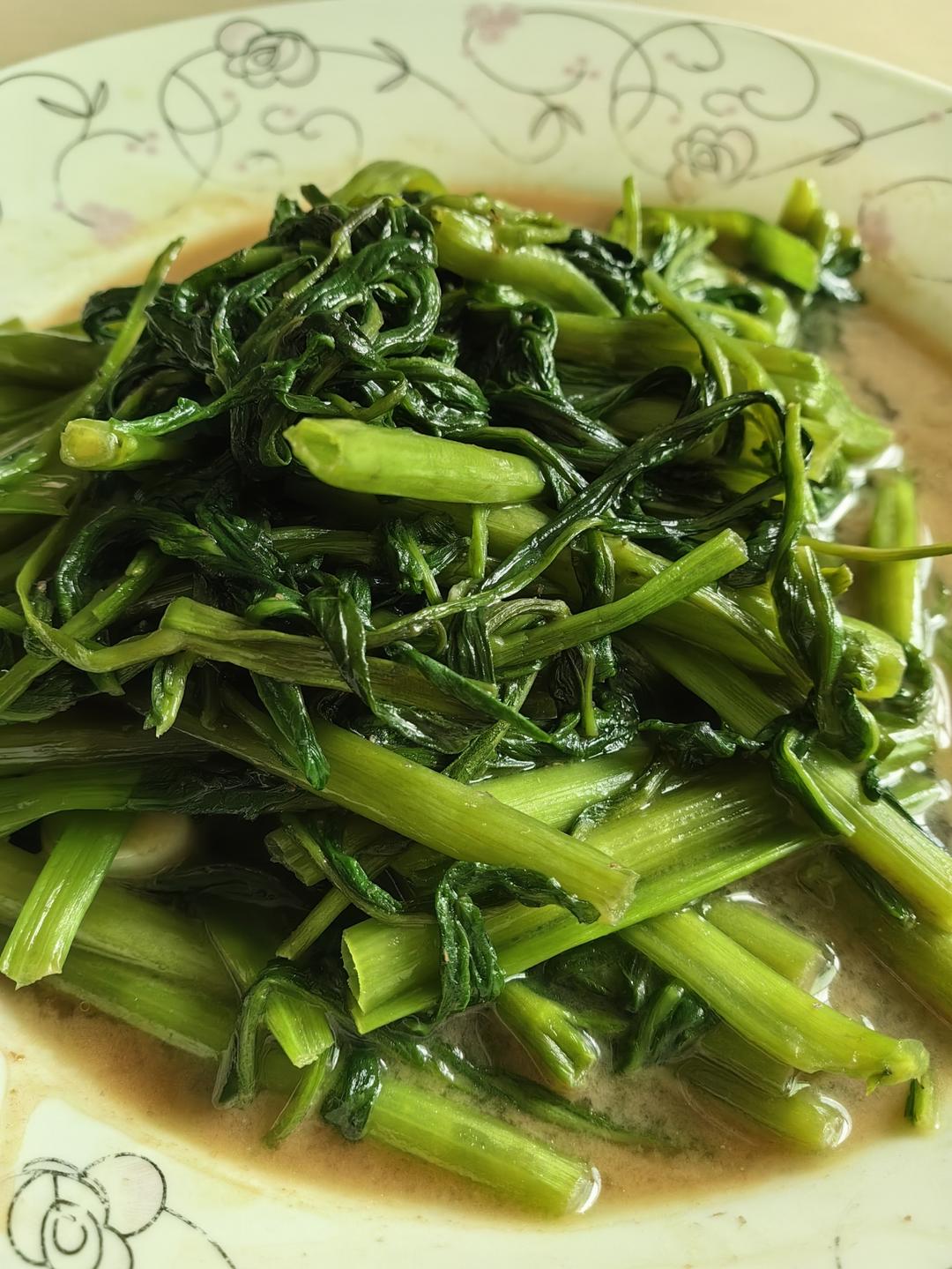【泰式】虾酱空心菜