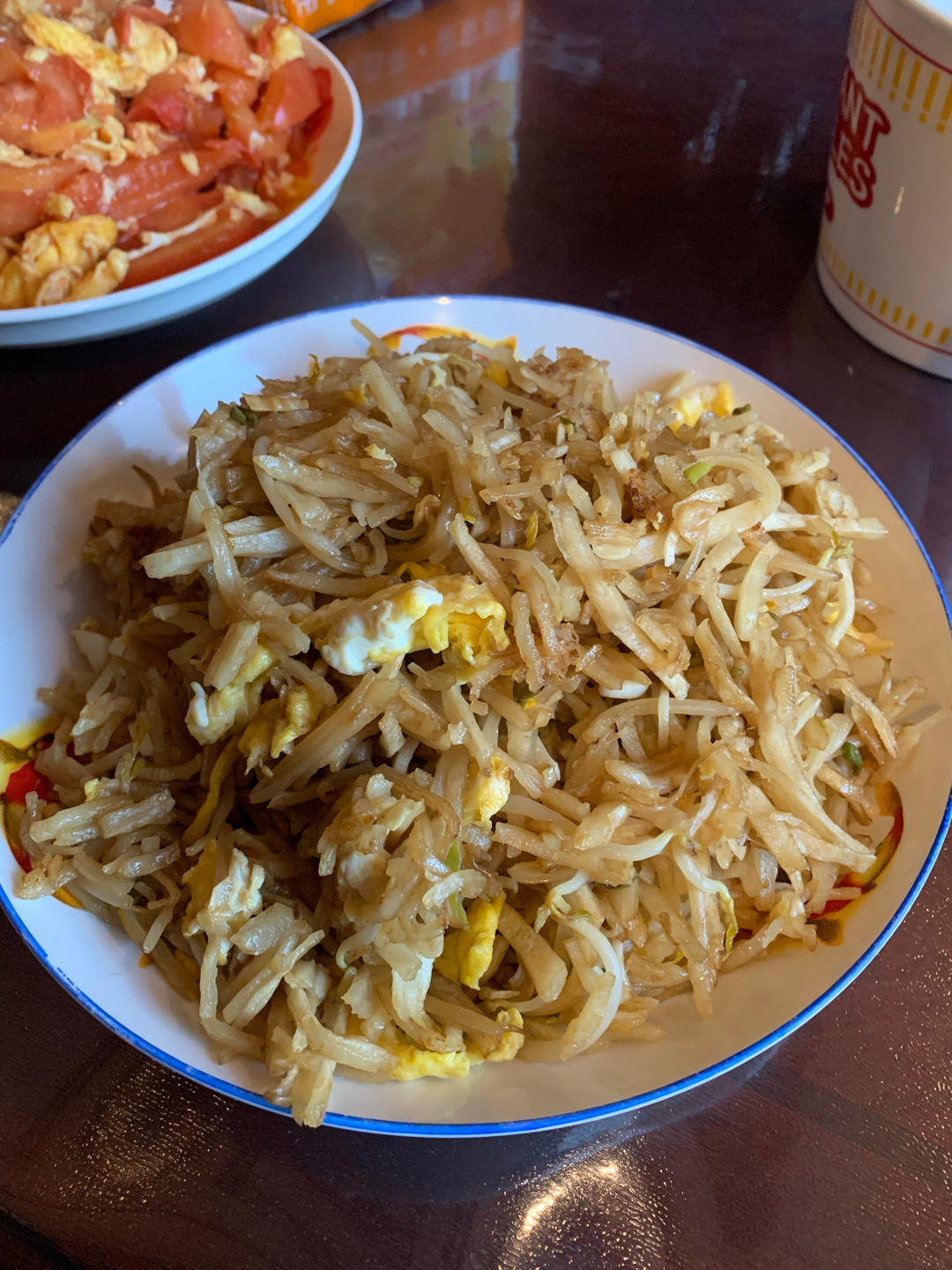 炒饼#豆芽鸡蛋