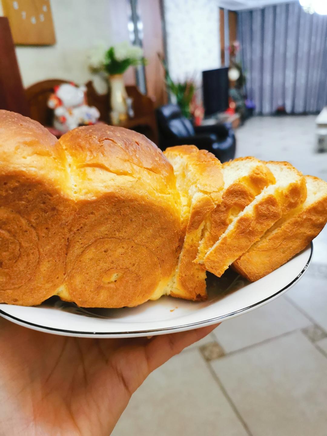 夺命软吐司(๑´ڡ`๑)超软拉丝极速方便的一次发酵吐司