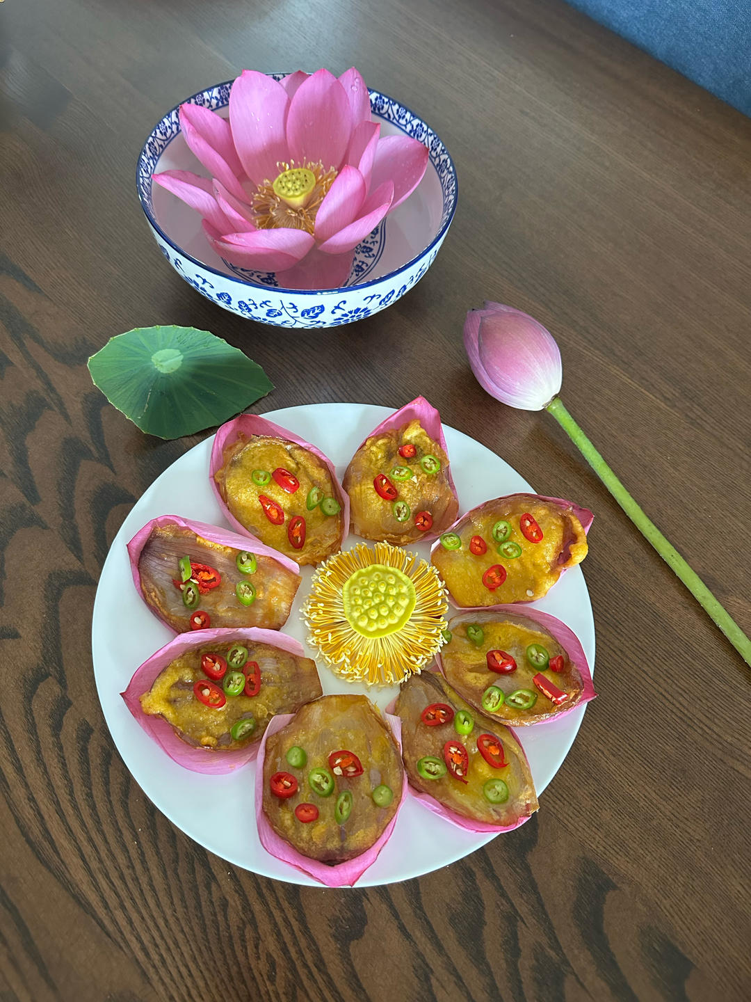 炸荷花